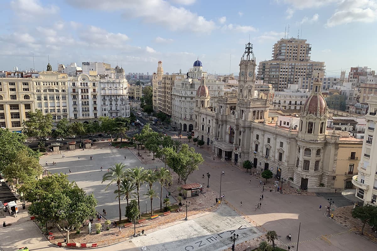 place_valencia La plaza del Ayuntamiento
