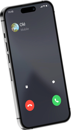 Olé-phone-mockup Olé phone mockup