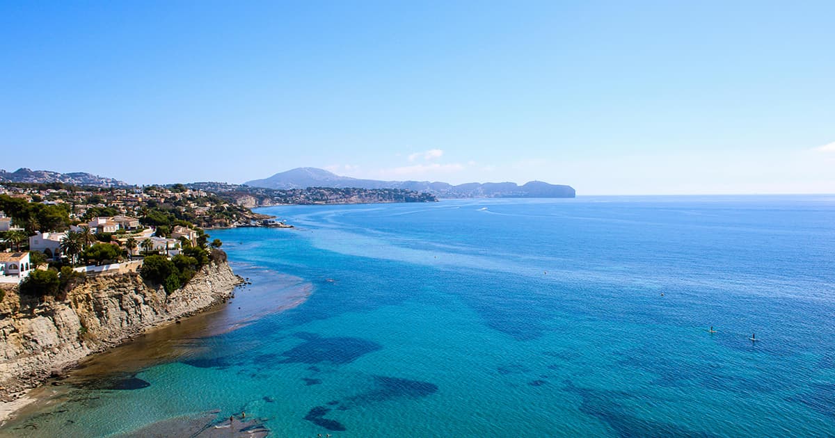 coast_of_spain Sunny view of the Coast of Spain