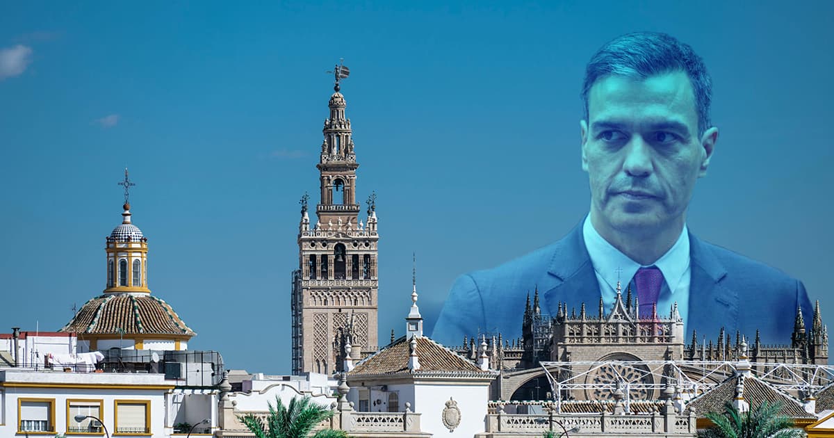 pedro_sanchez_seville Sevilla with Pedro Sanchez in the background