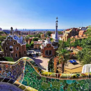 Barcelona Barcelona city sunny