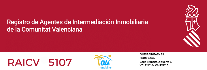 RAICV 5107 Certified Real Estate Agent Valencia registration